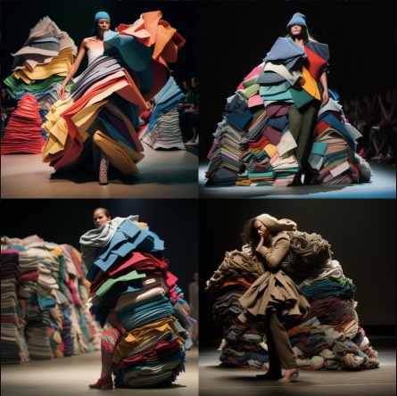 Lockwood Melissa Lower Fashion Industry waste by designing with the pattern waste area , during preproduction planning.