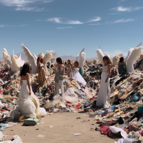 look at all the superficial fast fashion party waste